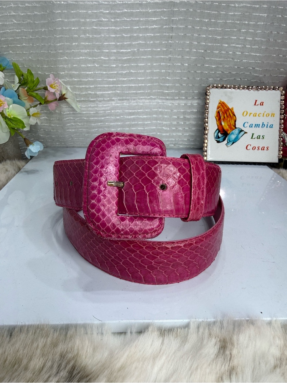 (H)Morgan Taylor Belt
Vintage, 1980s-1990s
Genuine snakeskin/python skin,Sz L